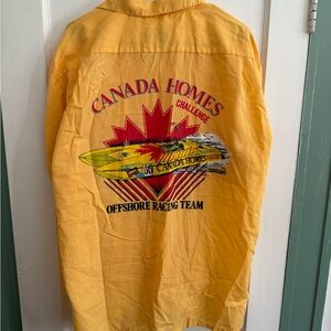 Orange 80’s Vintage South Florida Speedboat Racing Team Shirt